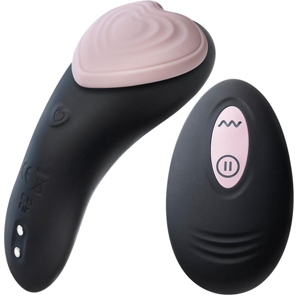 Wearable Vibrators | Temptasia Heartbeat Silicone Rechargeable Panty Vibe With Remote