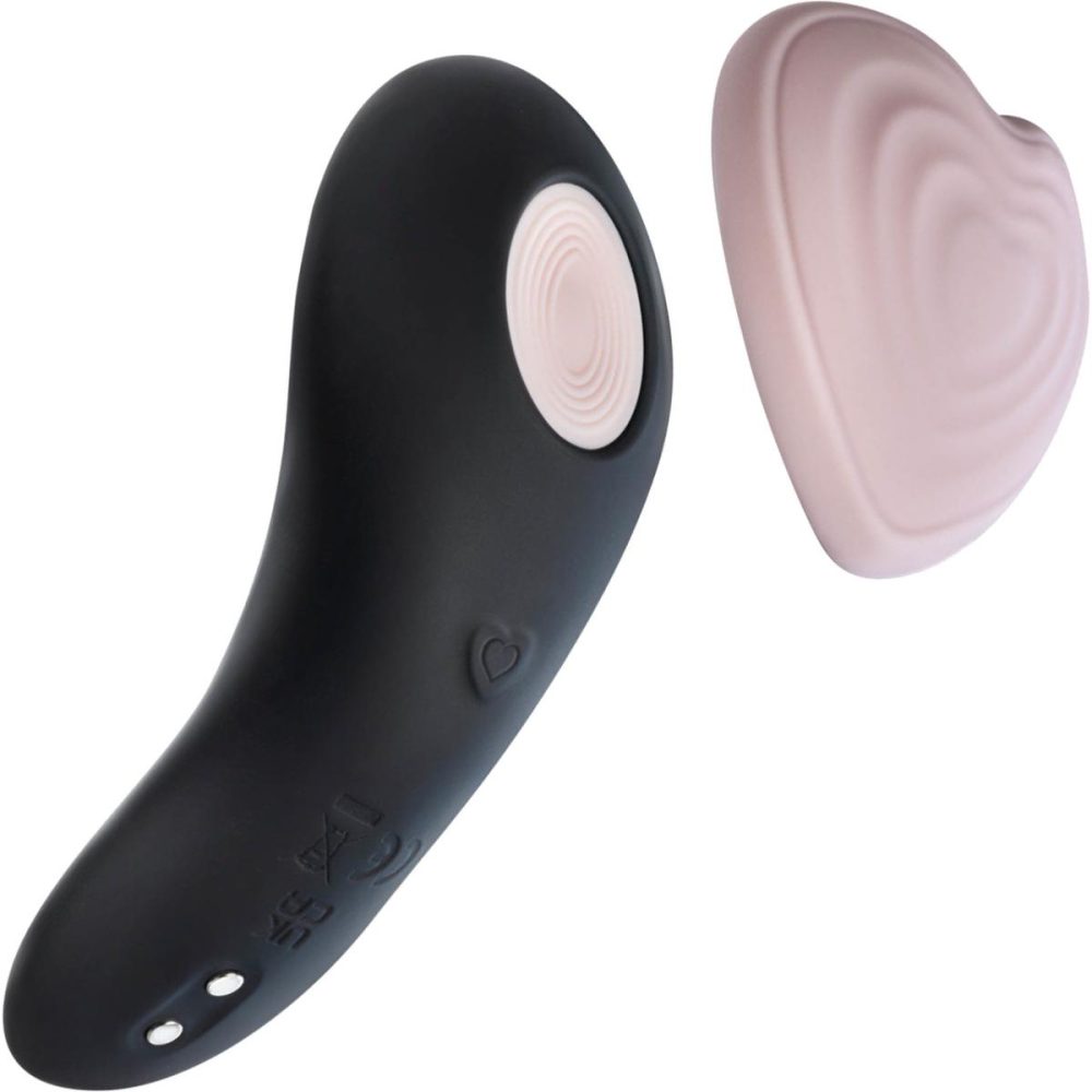 Wearable Vibrators | Temptasia Heartbeat Silicone Rechargeable Panty Vibe With Remote