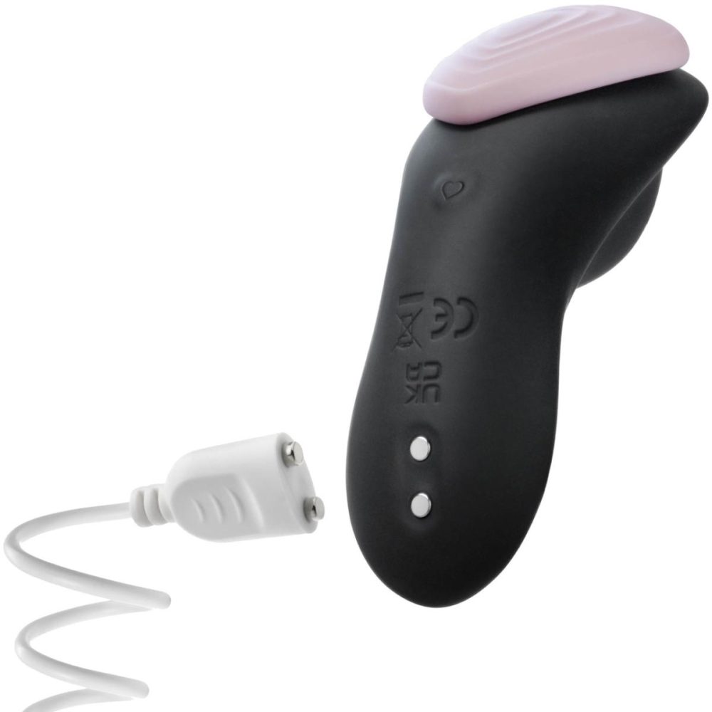 Wearable Vibrators | Temptasia Heartbeat Silicone Rechargeable Panty Vibe With Remote