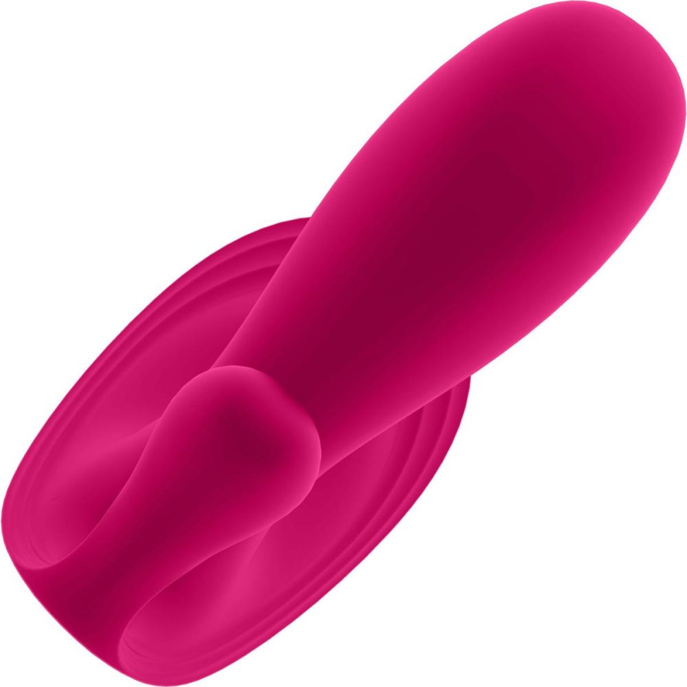 Wearable Vibrators | Top Secret+ Rechargeable Wearable App Enabled 12-Function Triple Stimulation Vibrator – Pink