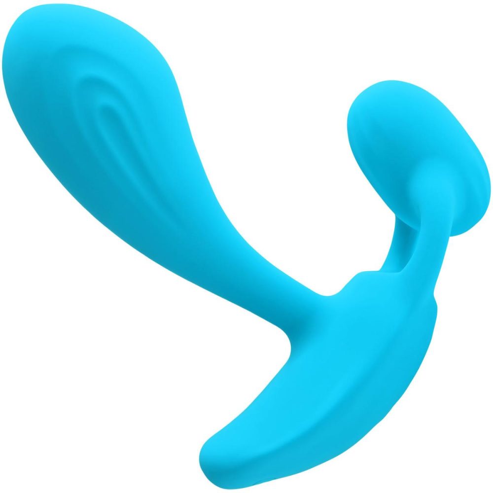 Wearable Vibrators | Wear Me Out Rechargeable Waterproof Silicone Wearable Vibrator With Remote – Blue