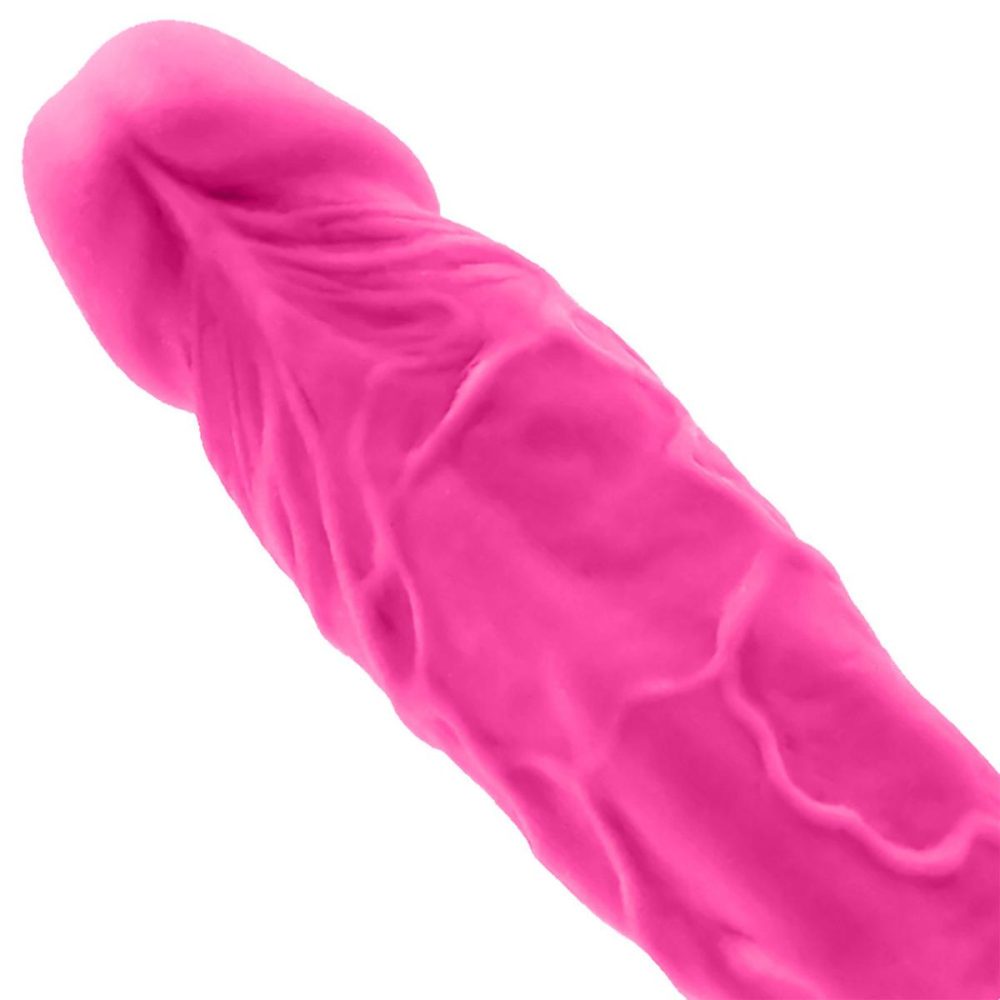 Dual Density Dildos | Colours Dual Density 5 Inch Silicone Suction Cup Dildo – Pink