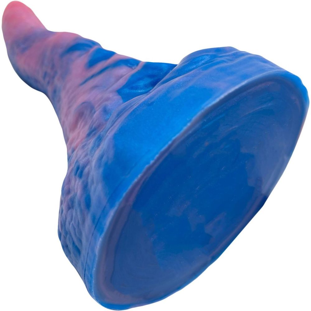 Fantasy Dildos | BIG Daddy Davy The Sucker Large 7.25" Platinum Silicone Fantasy Dildo – Borealis