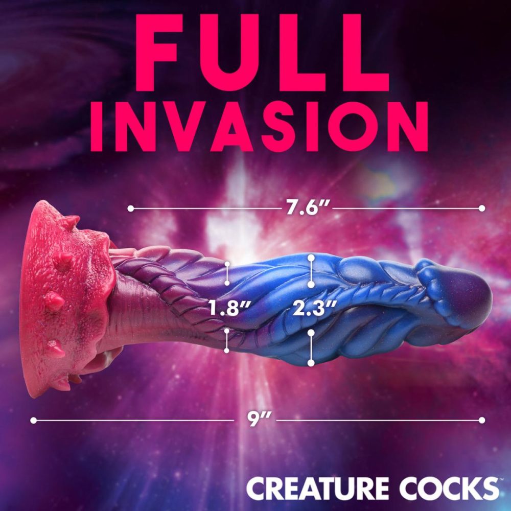 Fantasy Dildos | Intruder Alien 9" Silicone Suction Cup Dildo