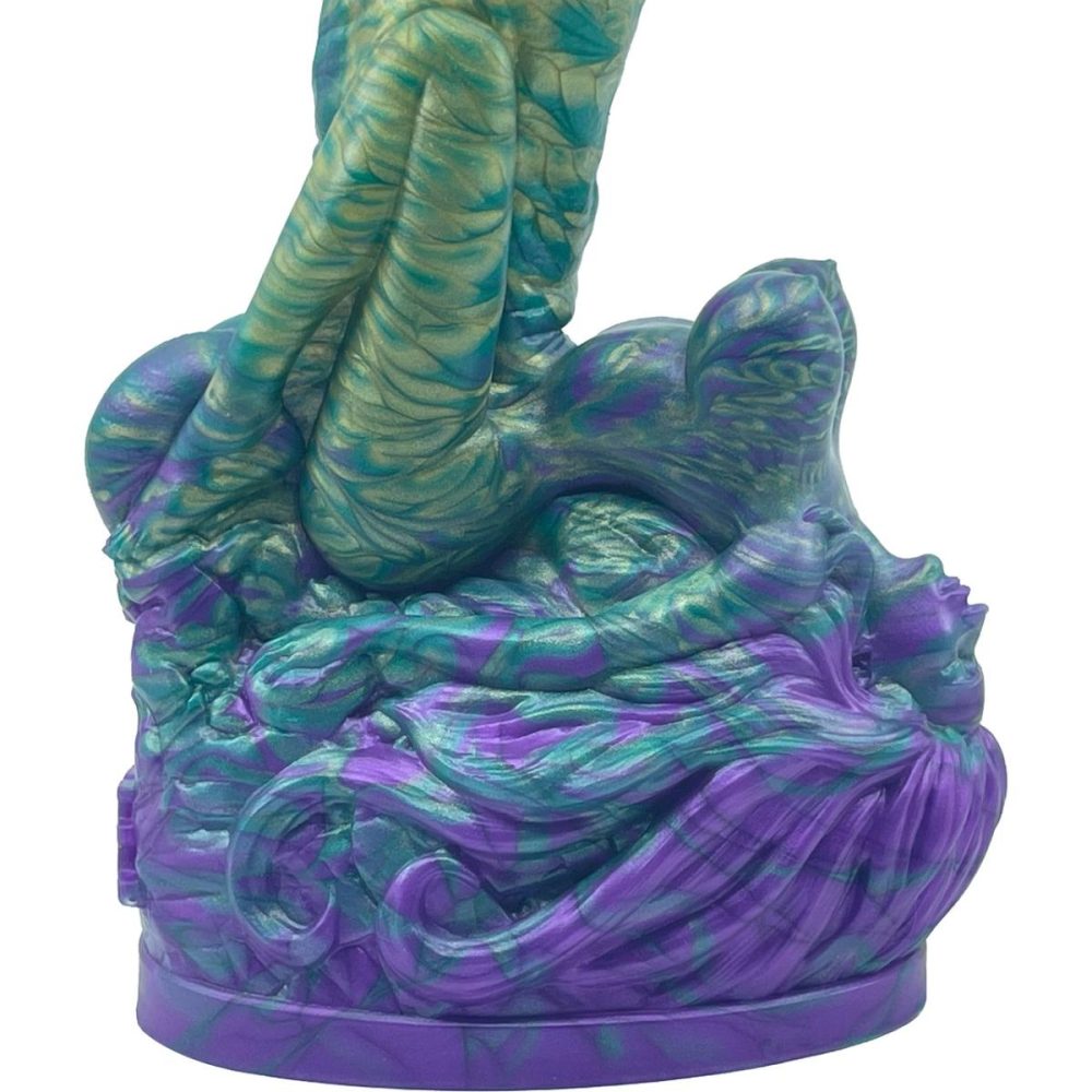 Fantasy Dildos | The Siren 9.5" Silicone Fantasy Dildo With Grinder – Mardi Gras