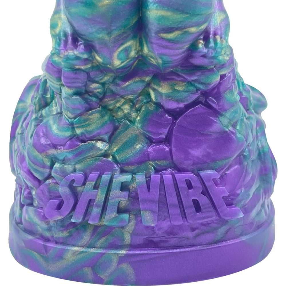 Fantasy Dildos | The Siren 9.5" Silicone Fantasy Dildo With Grinder – Mardi Gras