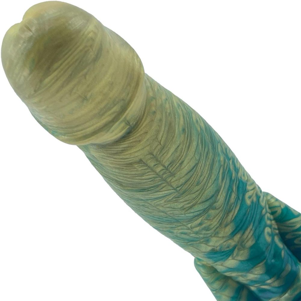 Fantasy Dildos | The Siren 9.5" Silicone Fantasy Dildo With Grinder – Mardi Gras