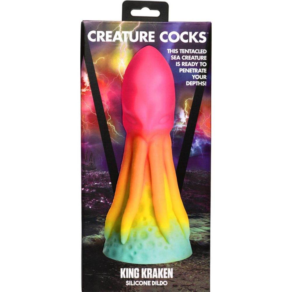 Fantasy Dildos | King Kraken 8" Silicone Suction Cup Dildo