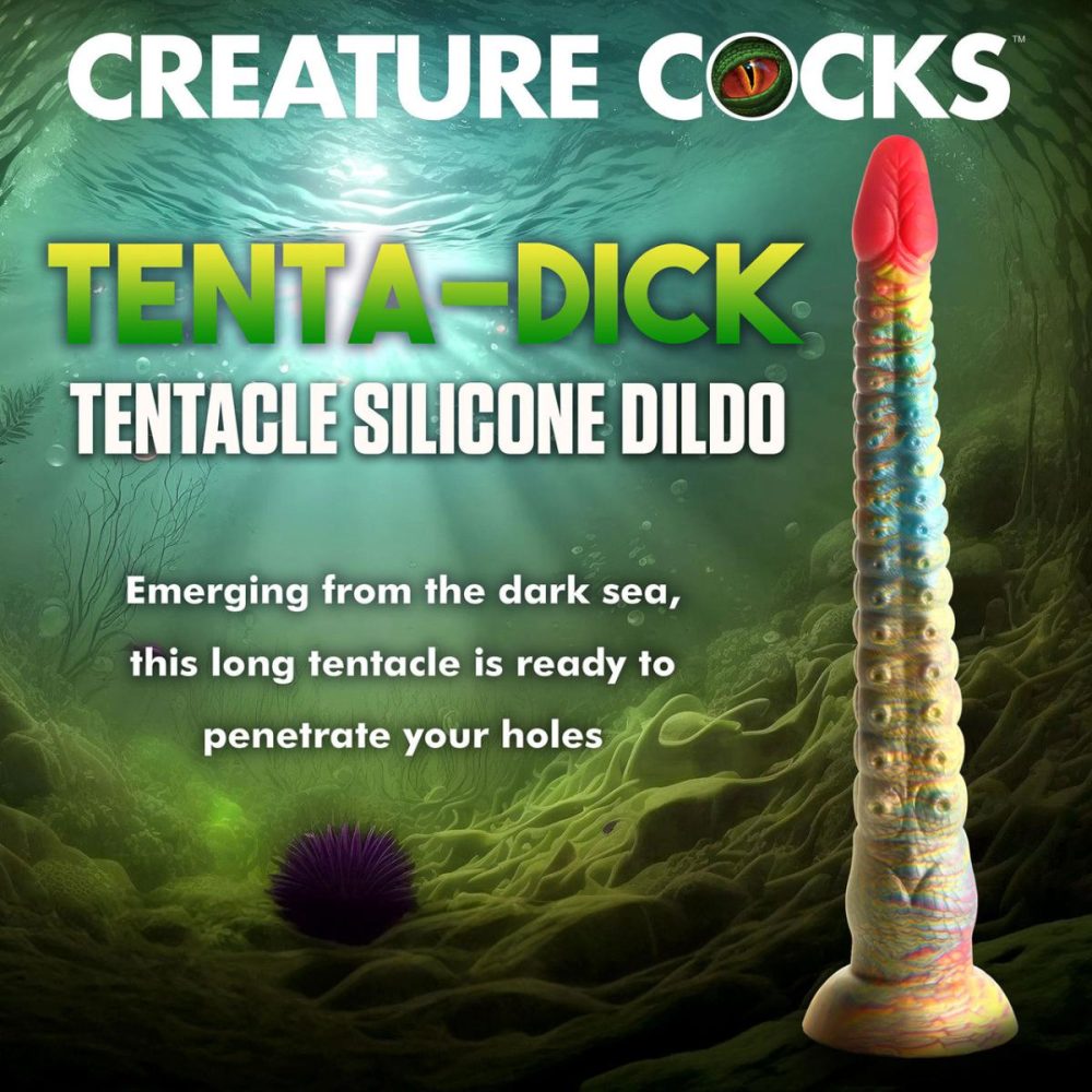 Harness Compatible Dildos | Tenta-Dick 12.5" Silicone Suction Cup Dildo