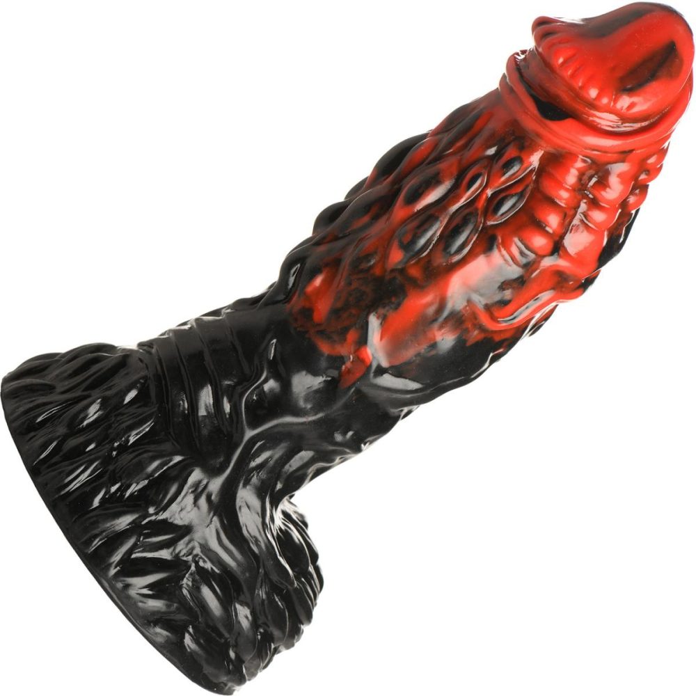 Harness Compatible Dildos | Vulcan 8.75" Silicone Suction Cup Dildo With Balls