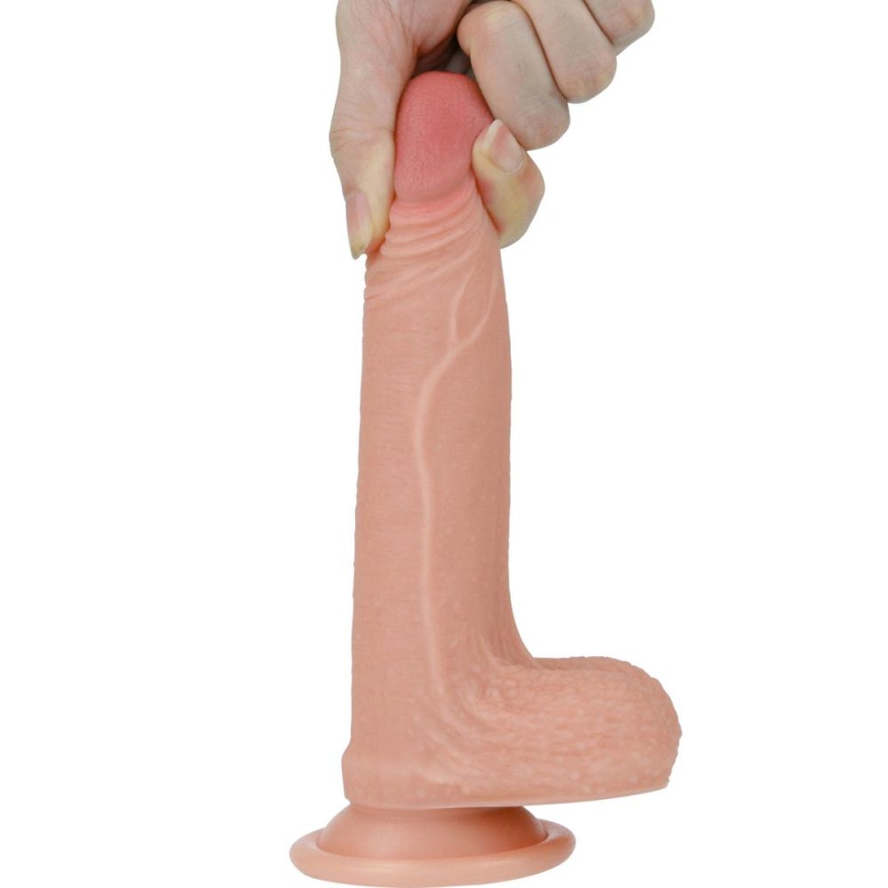 Realistic Dildos | Imrik Small 5" Realistic Dual Density Platinum Silicone Dildo With Suction Cup & Balls