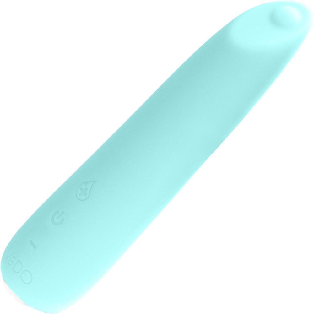 Bullet & Egg Vibrators | Boom Rechargeable Waterproof Silicone Warming Mini Vibrator VeDO – Tease Me Turquoise