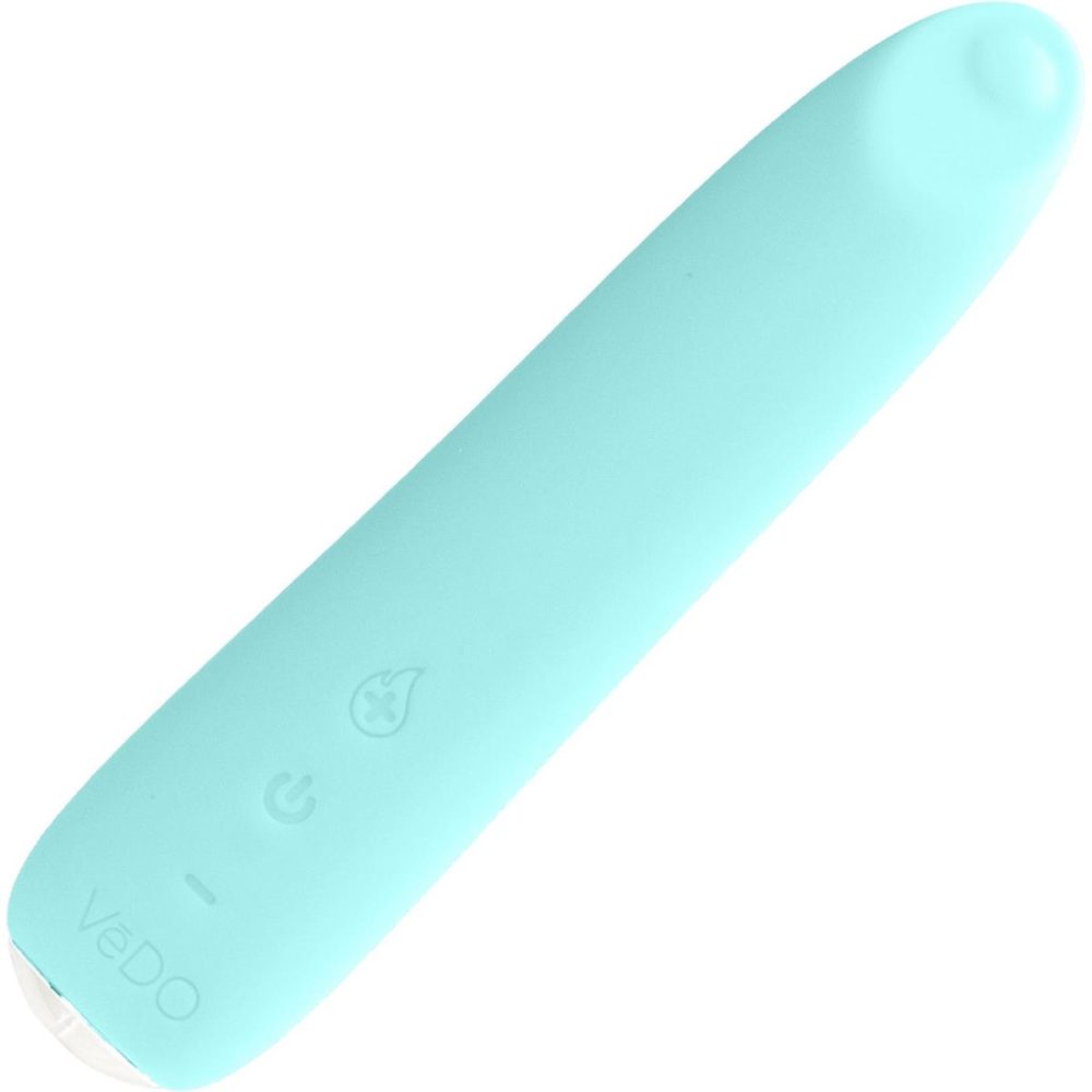 Bullet & Egg Vibrators | Boom Rechargeable Waterproof Silicone Warming Mini Vibrator VeDO – Tease Me Turquoise