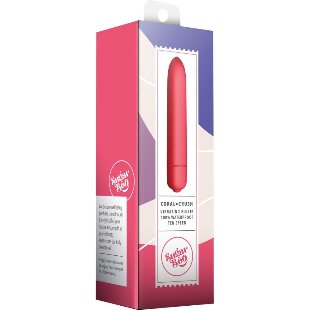 Bullet & Egg Vibrators | Coral Crush Blossom 10 Function Vibrating Waterproof Bullet