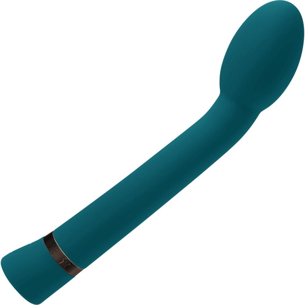 G-Spot Vibrators | On The Spot Silicone Rechargeable G-Spot Vibrator – Teal