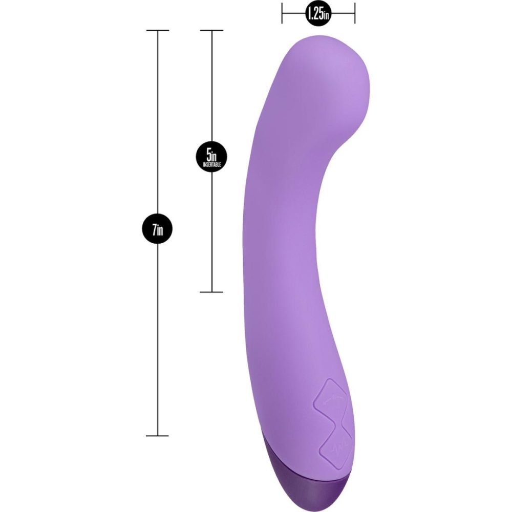 G-Spot Vibrators | Wellness G Ball 10-Function Rechargeable Silicone G-Spot Vibrator – Purple